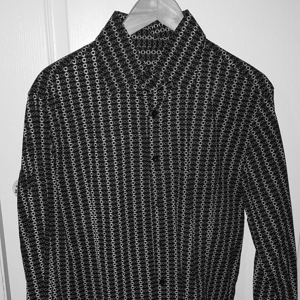 TOKU, casual dress shirt, L